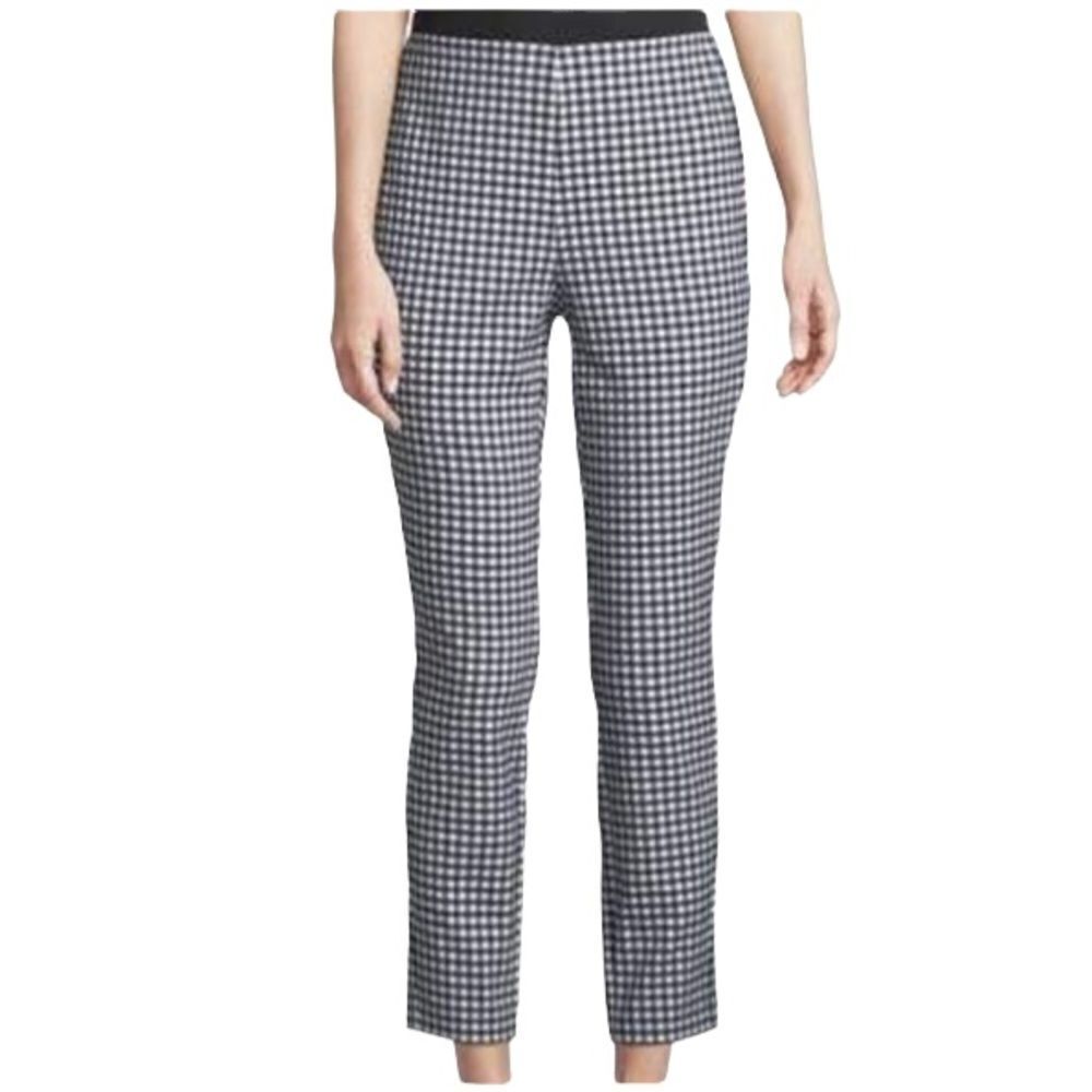 Rag and bone black and white checked black pants size 12
